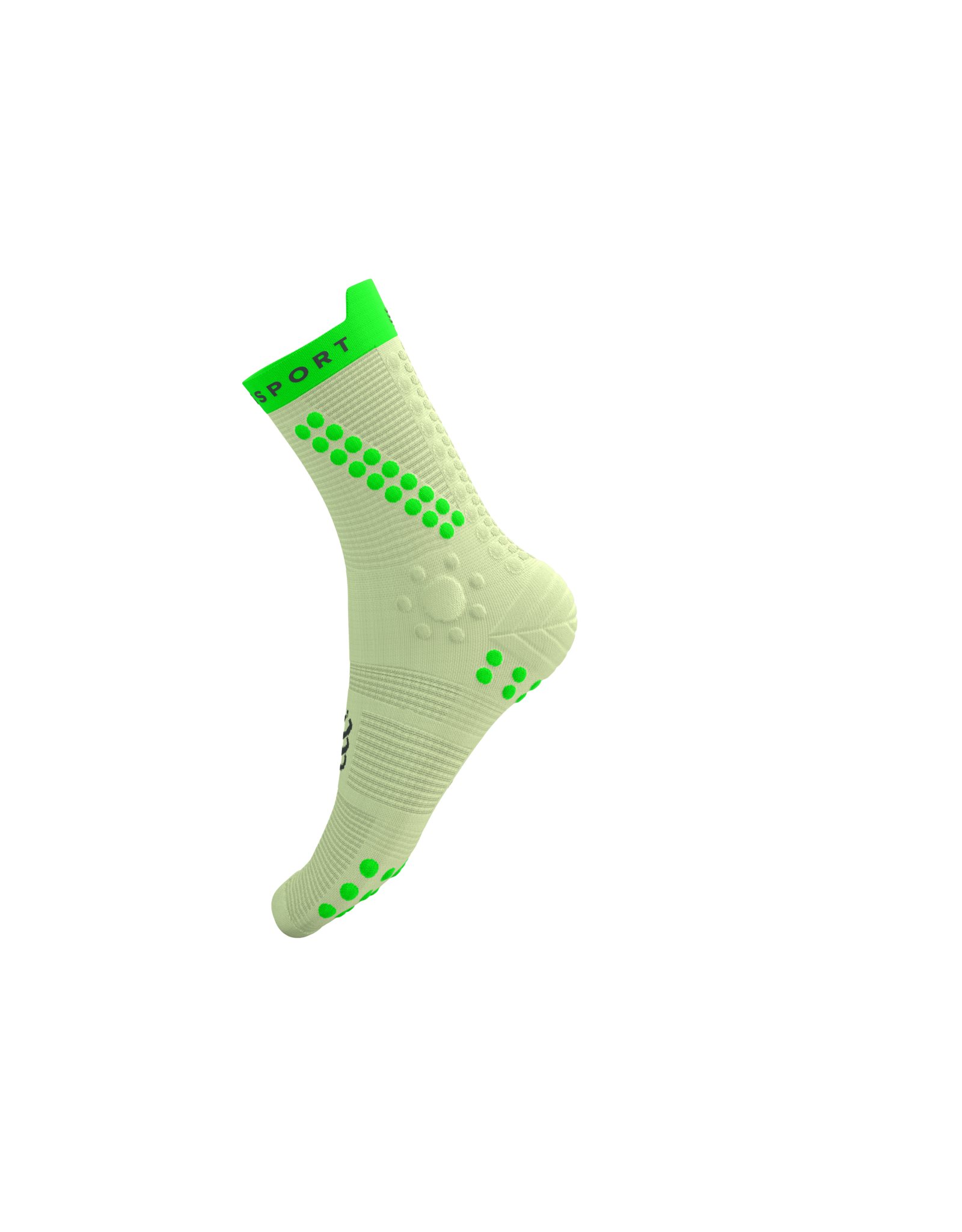 Compressport Pro Racing Socks V4.0 Trail - Lime/Neon Green