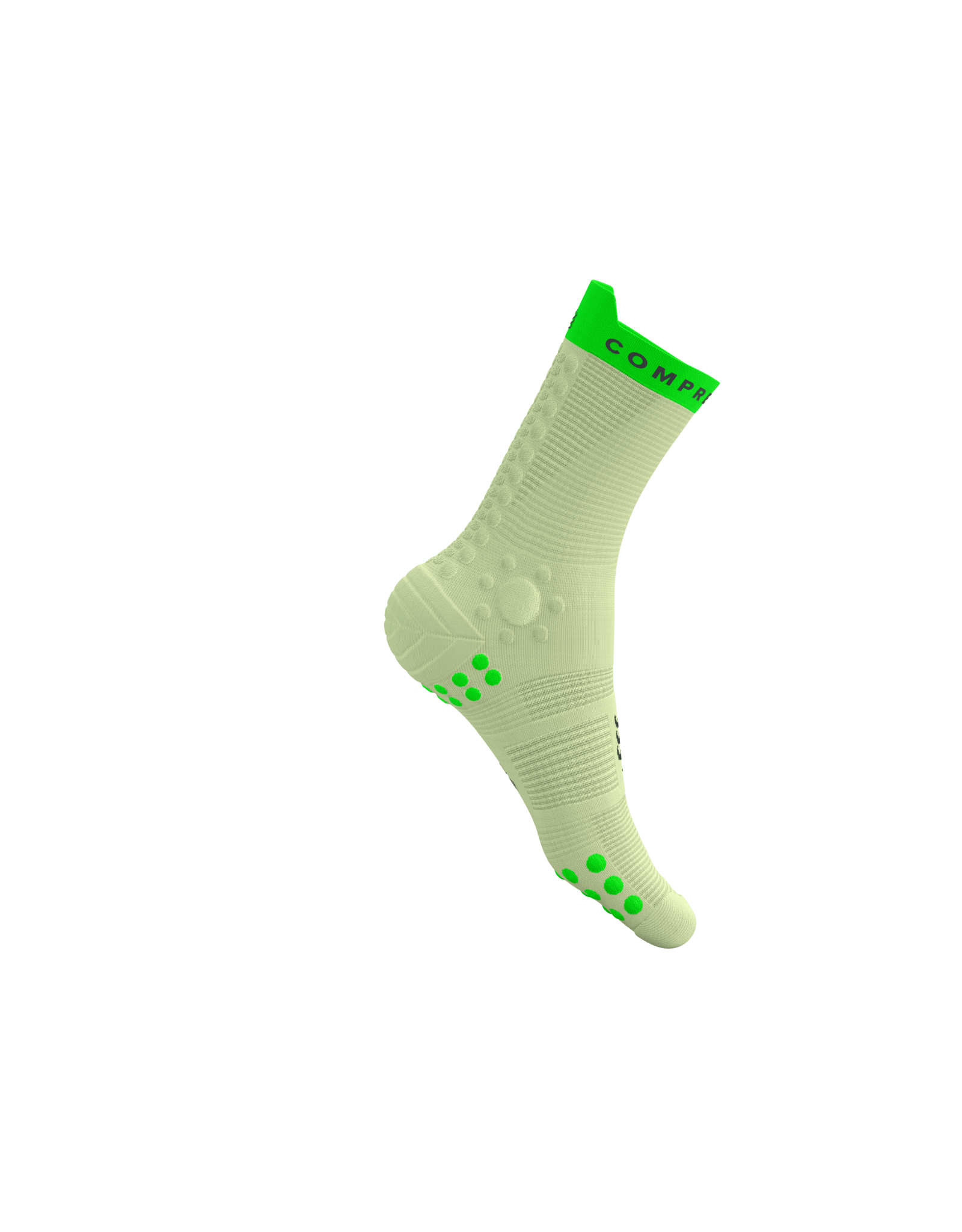 Compressport Pro Racing Socks V4.0 Trail - Lime/Neon Green