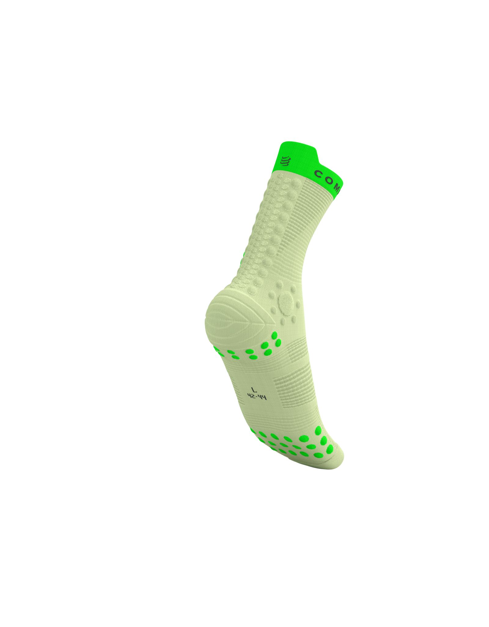 Compressport Pro Racing Socks V4.0 Trail - Lime/Neon Green