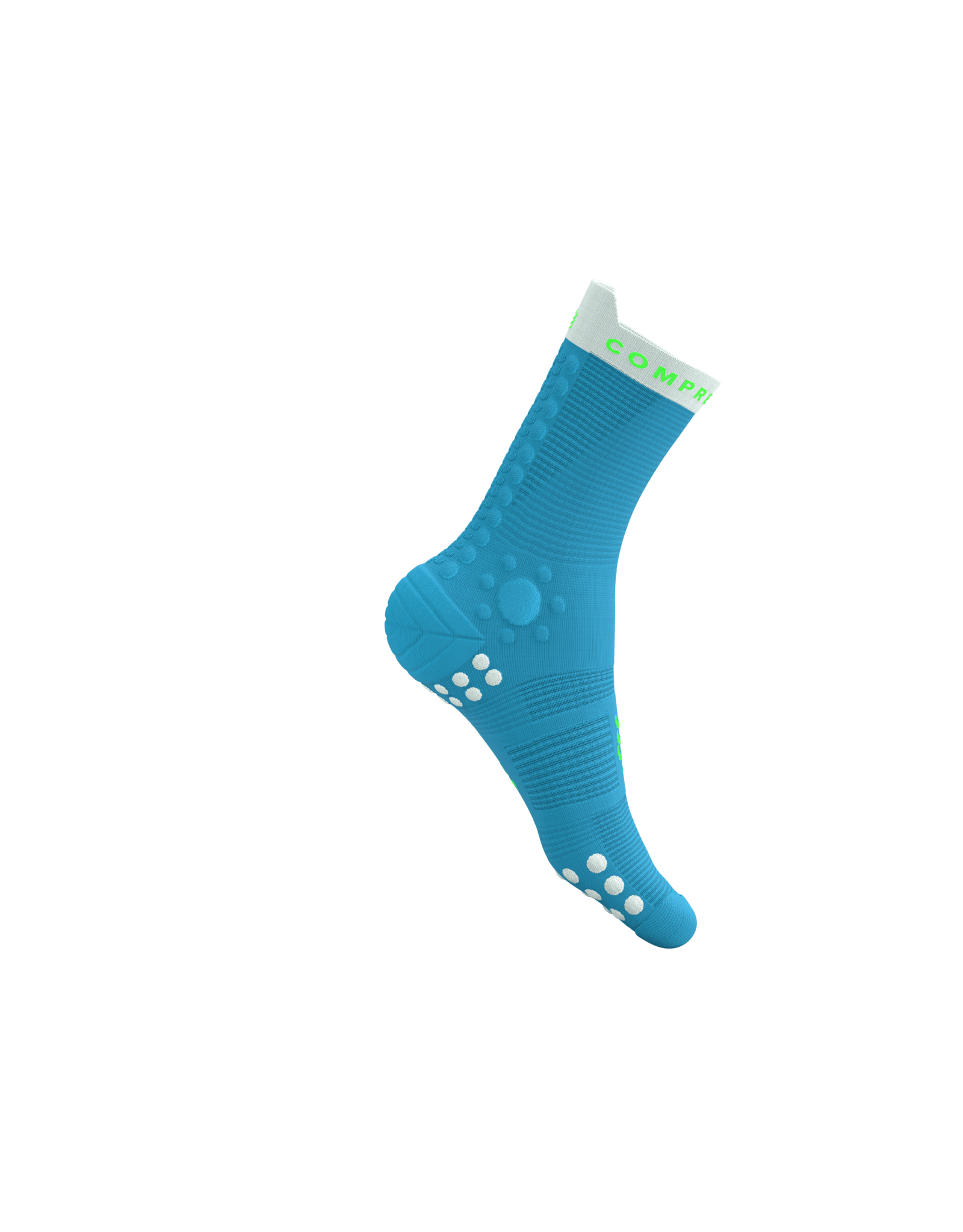 Compressport Pro Racing Socks V4.0 Trail - Norse Blue/Neon Green