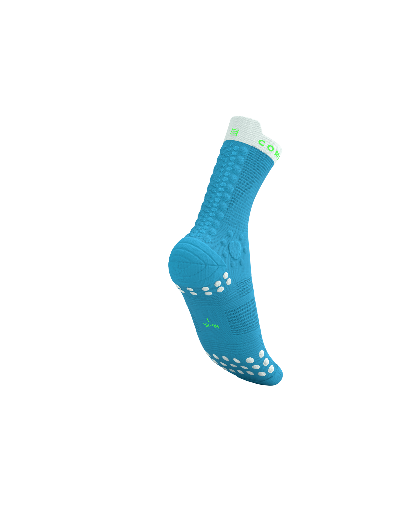 Compressport Pro Racing Socks V4.0 Trail - Norse Blue/Neon Green