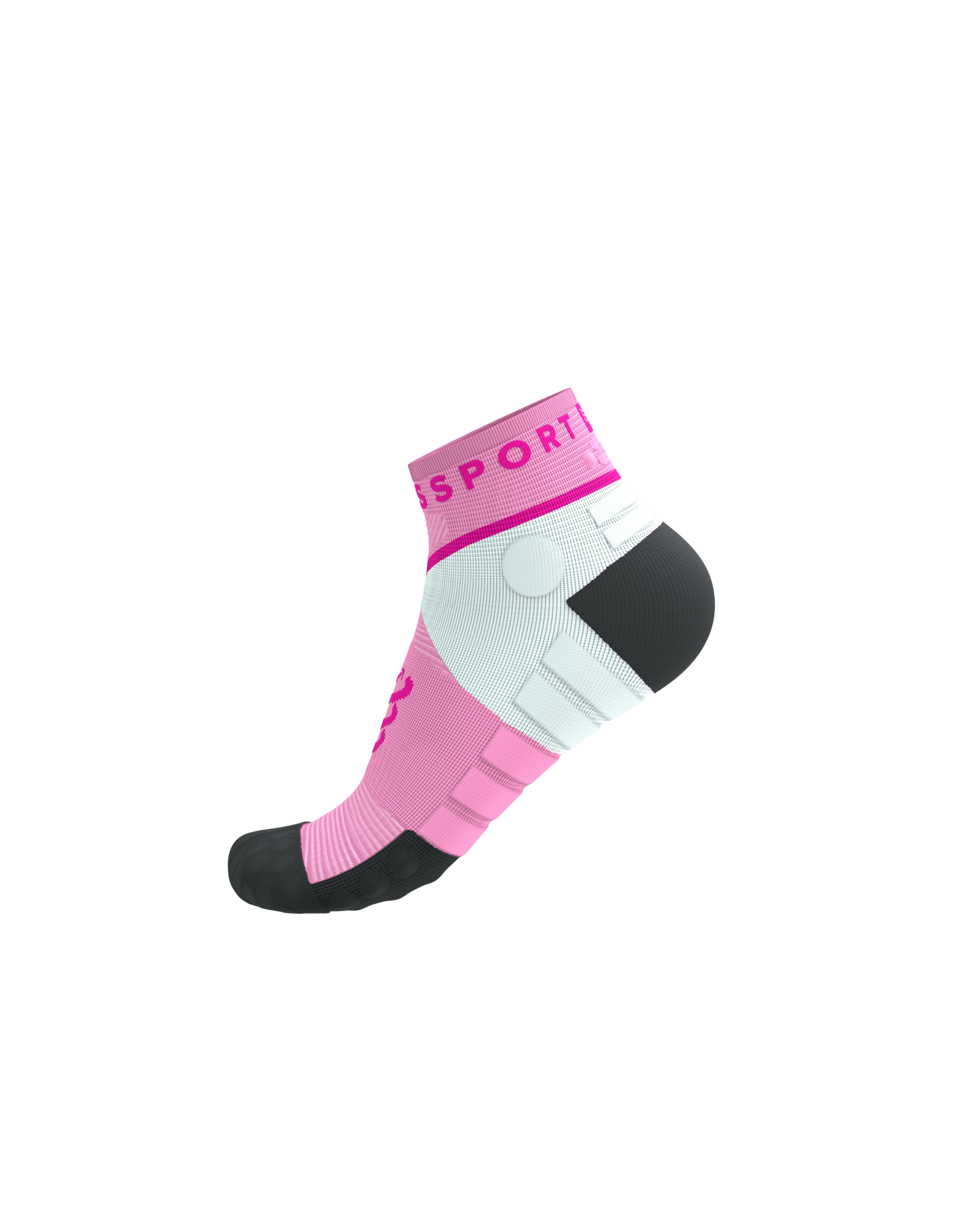 Compressport Ultra Trail Low Socks - Begonia/Neon Pink