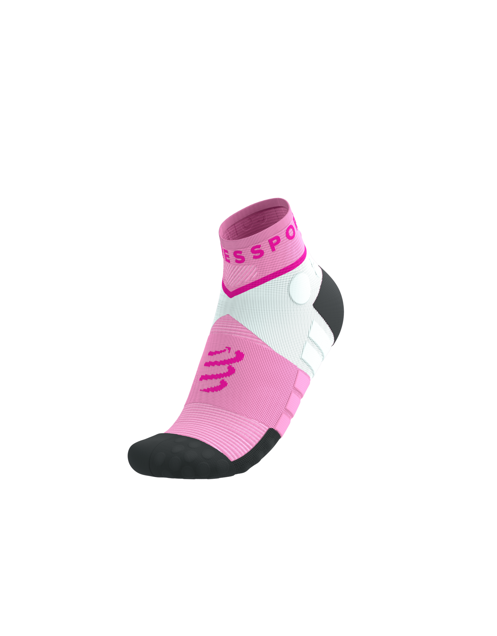 Compressport Ultra Trail Low Socks - Begonia/Neon Pink
