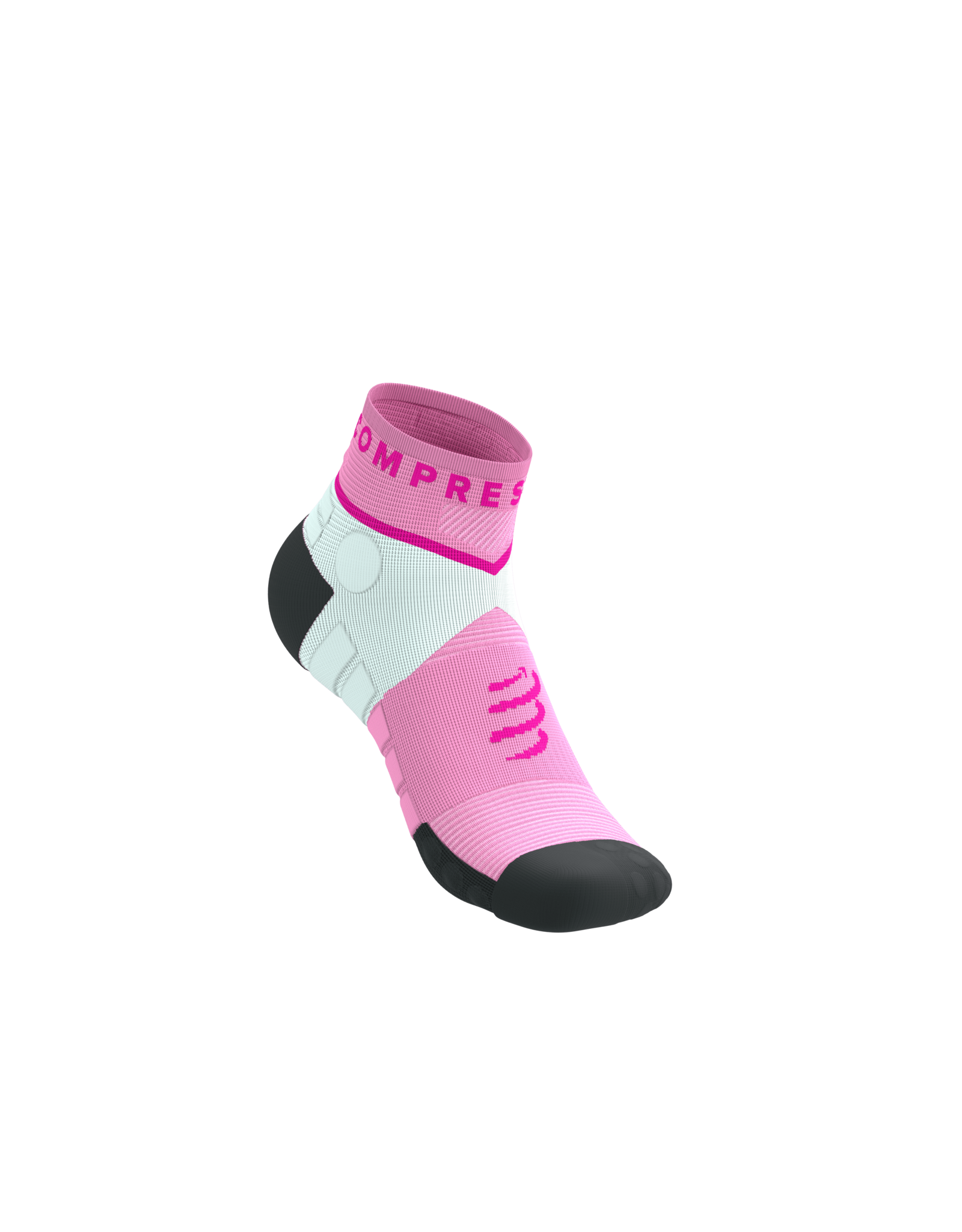 Compressport Ultra Trail Low Socks - Begonia/Neon Pink