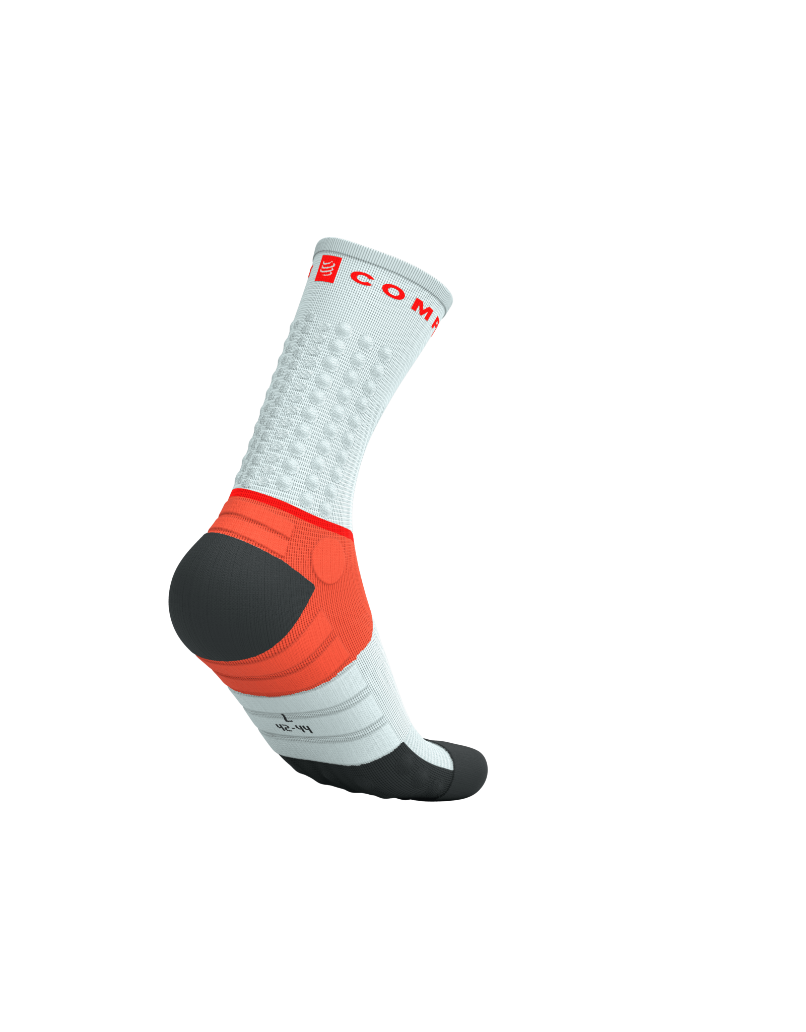 Compressport Ultra Trail Socks V2.0 - Gray Violet/Tigerlily