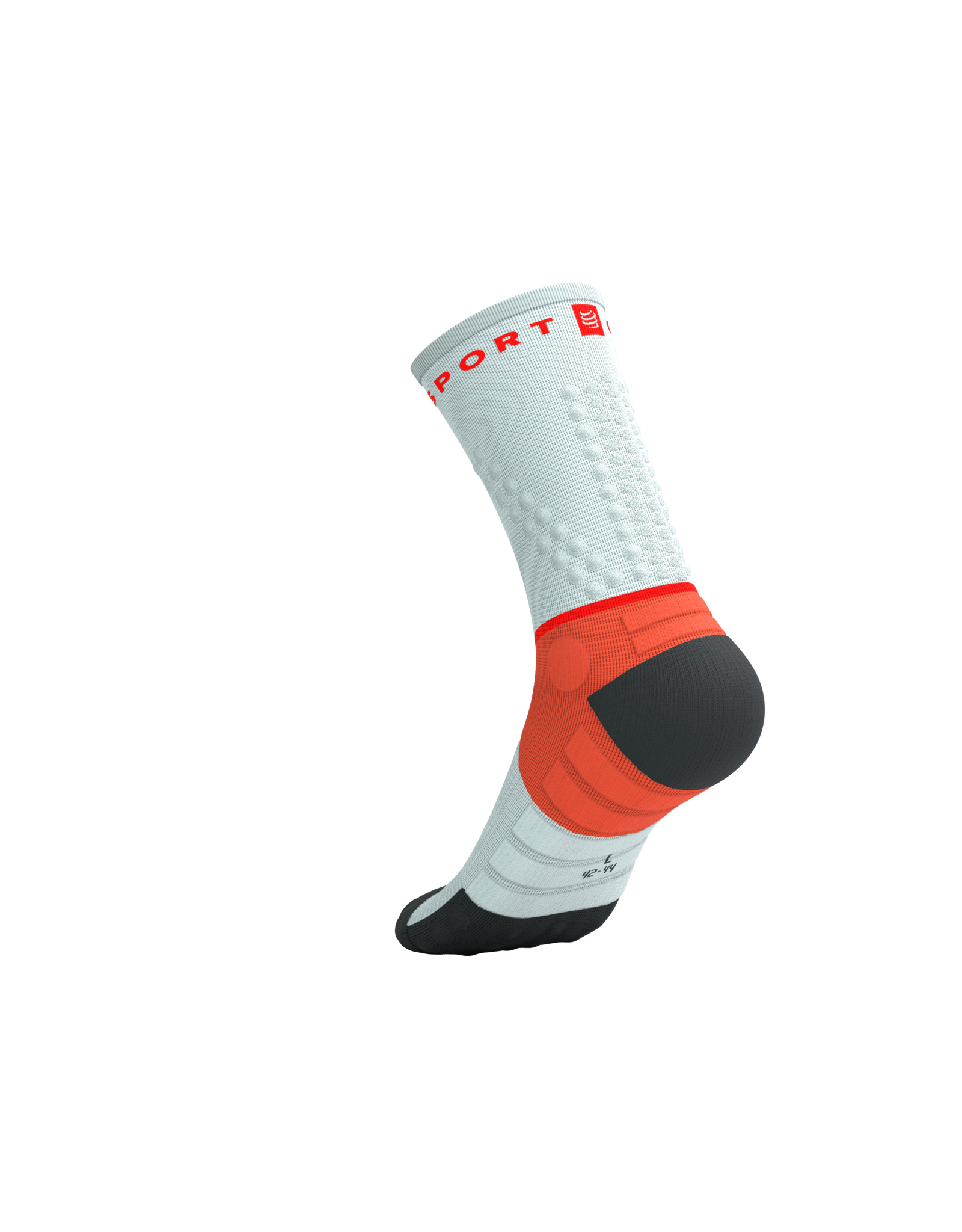 Compressport Ultra Trail Socks V2.0 - Gray Violet/Tigerlily
