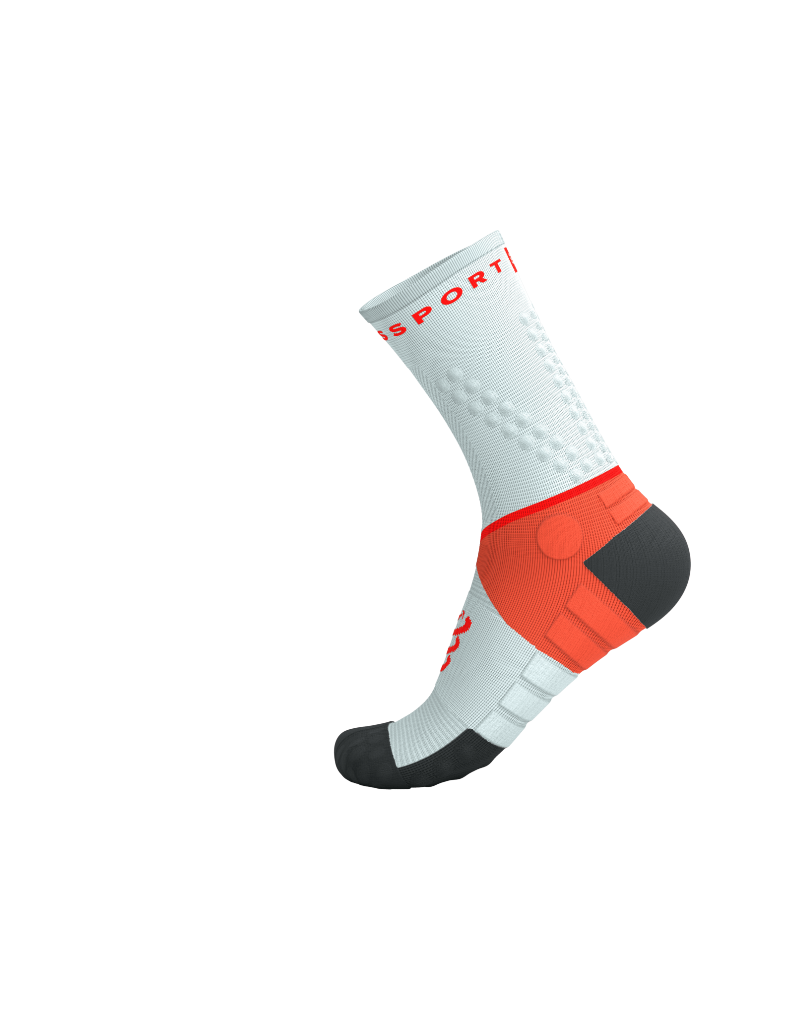 Compressport Ultra Trail Socks V2.0 - Gray Violet/Tigerlily