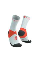 Compressport Ultra Trail Socks V2.0 - Gray Violet/Tigerlily