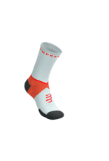 Compressport Ultra Trail Socks V2.0 - Gray Violet/Tigerlily