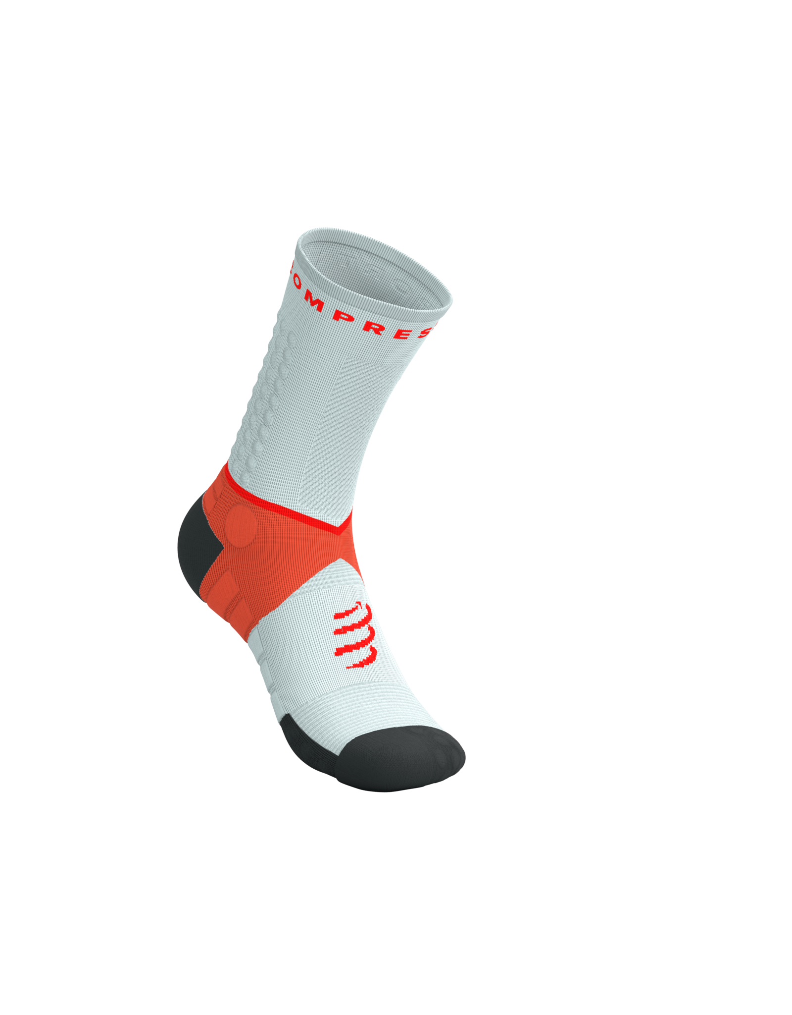 Compressport Ultra Trail Socks V2.0 - Gray Violet/Tigerlily