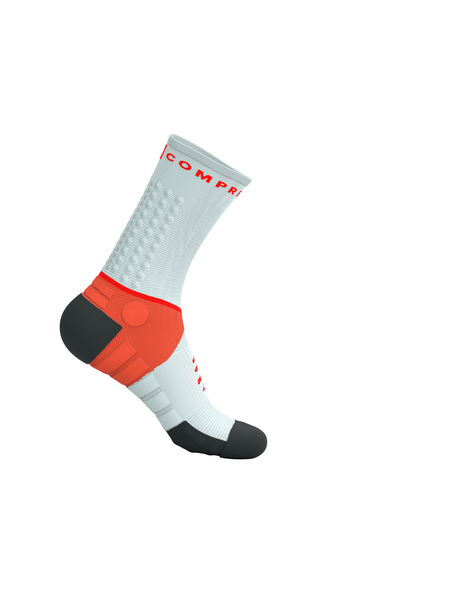Compressport Ultra Trail Socks V2.0 - Gray Violet/Tigerlily