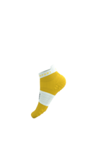 Compressport Pro Racing Socks V4.0 Run Low - Lemon/White
