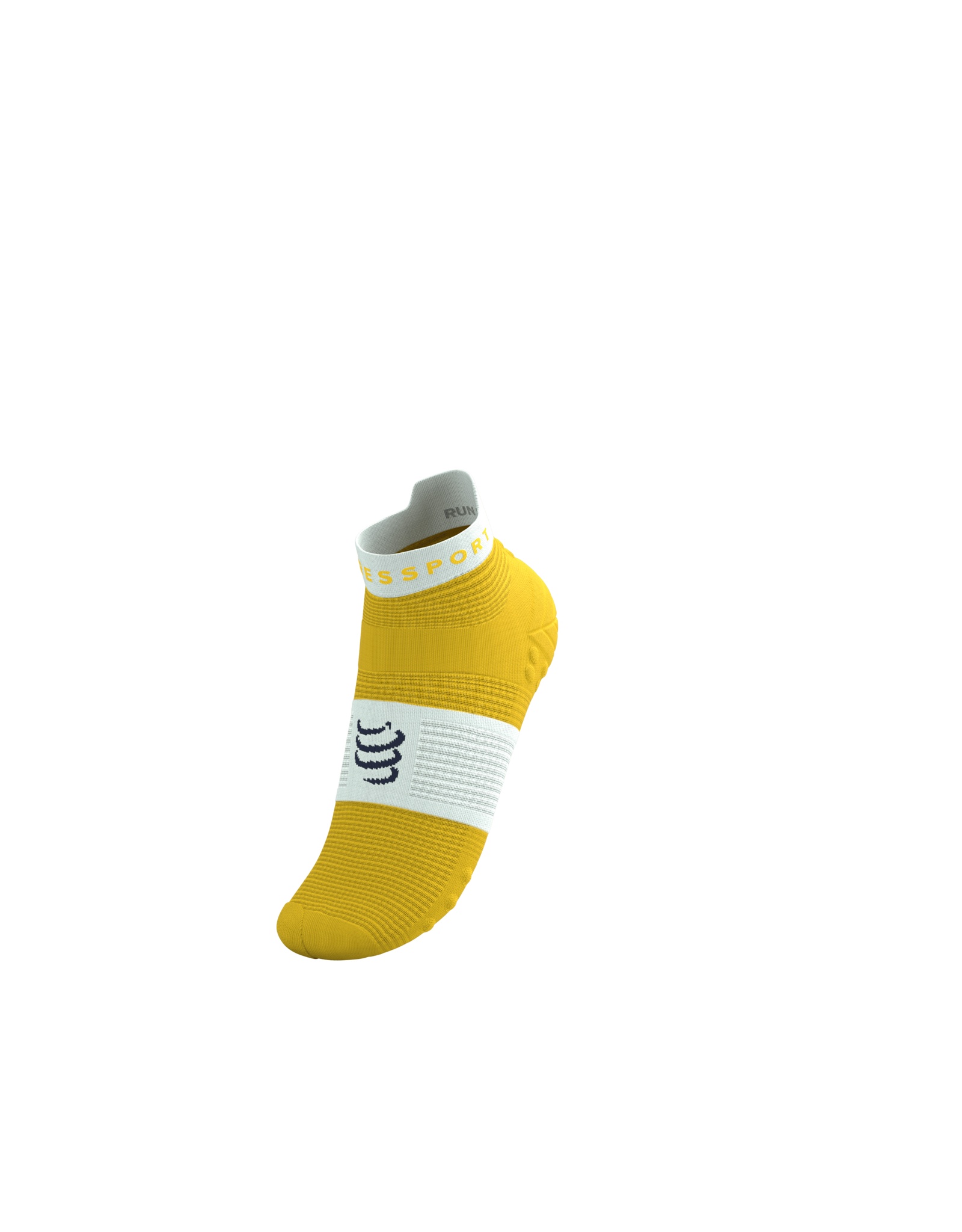 Compressport Pro Racing Socks V4.0 Run Low - Lemon/White