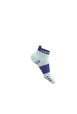 Compressport Pro Racing Socks V4.0 Run Low - Star White/Orient Blue