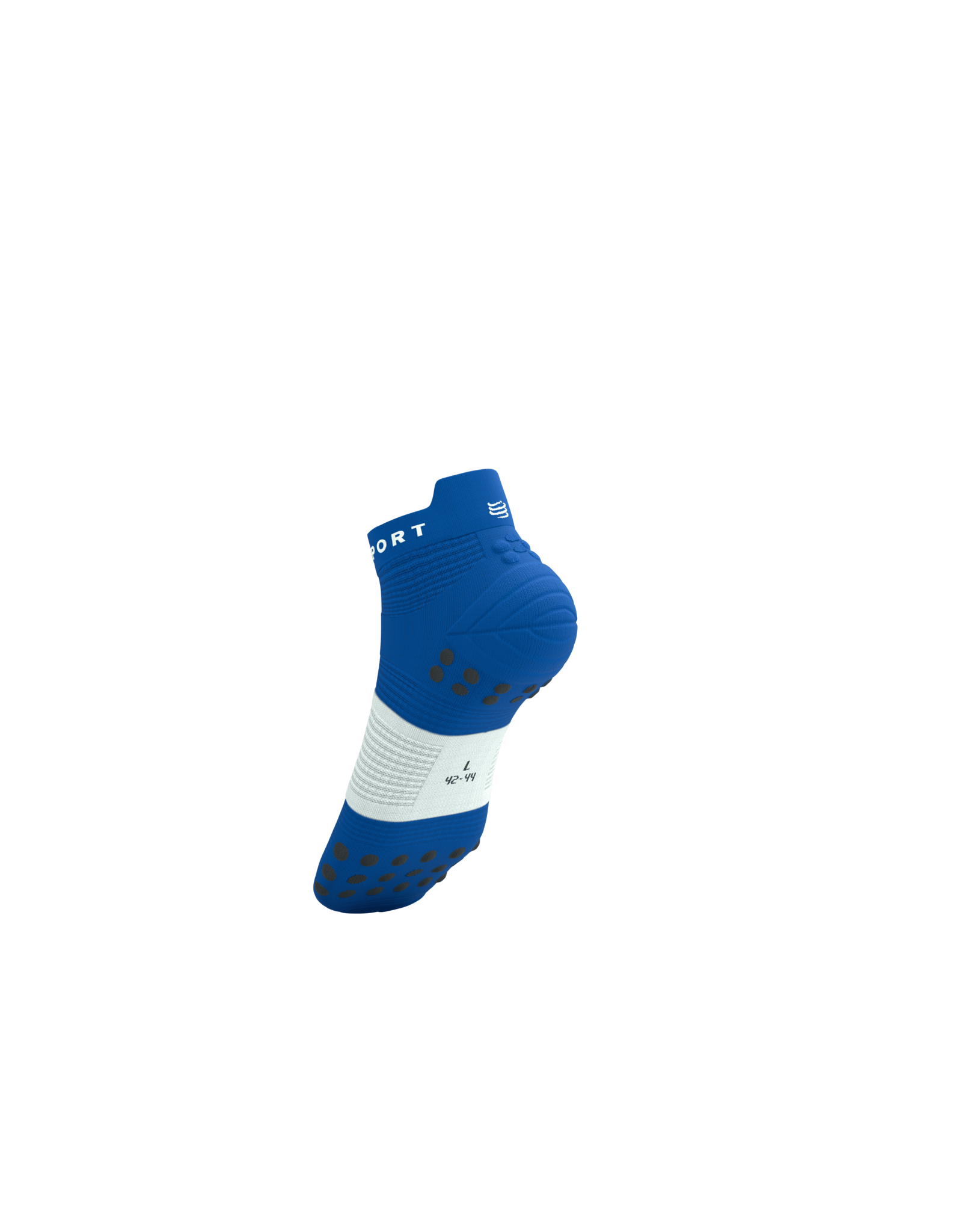 Compressport Pro Racing Socks V4.0 Run Low - Princess Blue/White