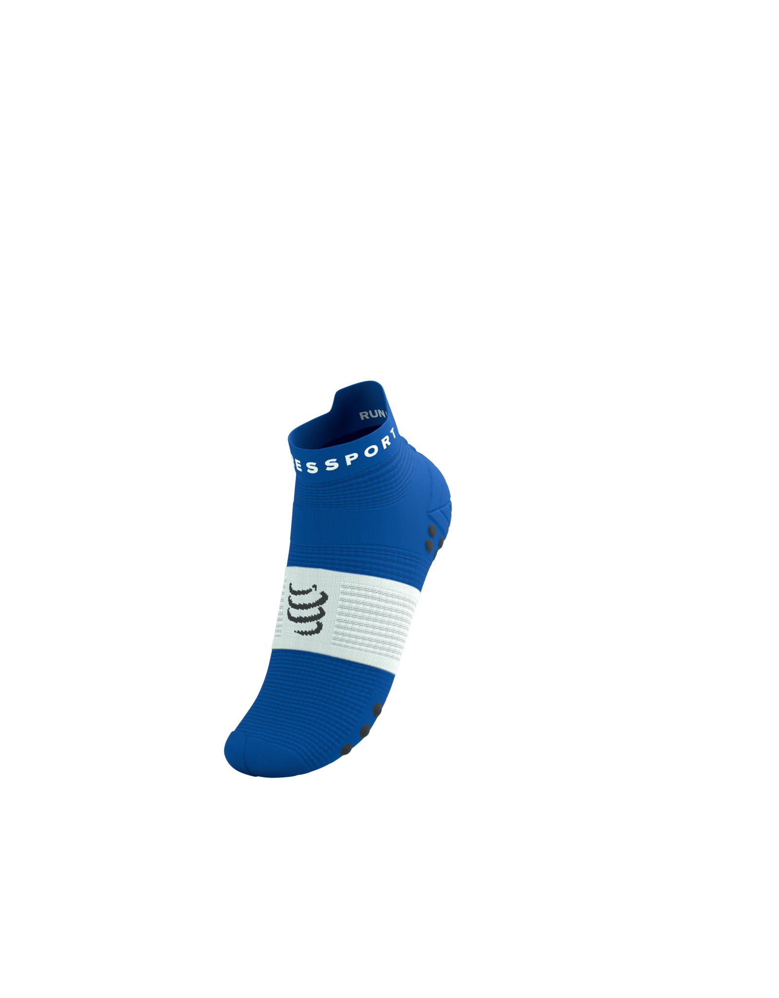 Compressport Pro Racing Socks V4.0 Run Low - Princess Blue/White
