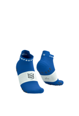 Compressport Pro Racing Socks V4.0 Run Low - Princess Blue/White
