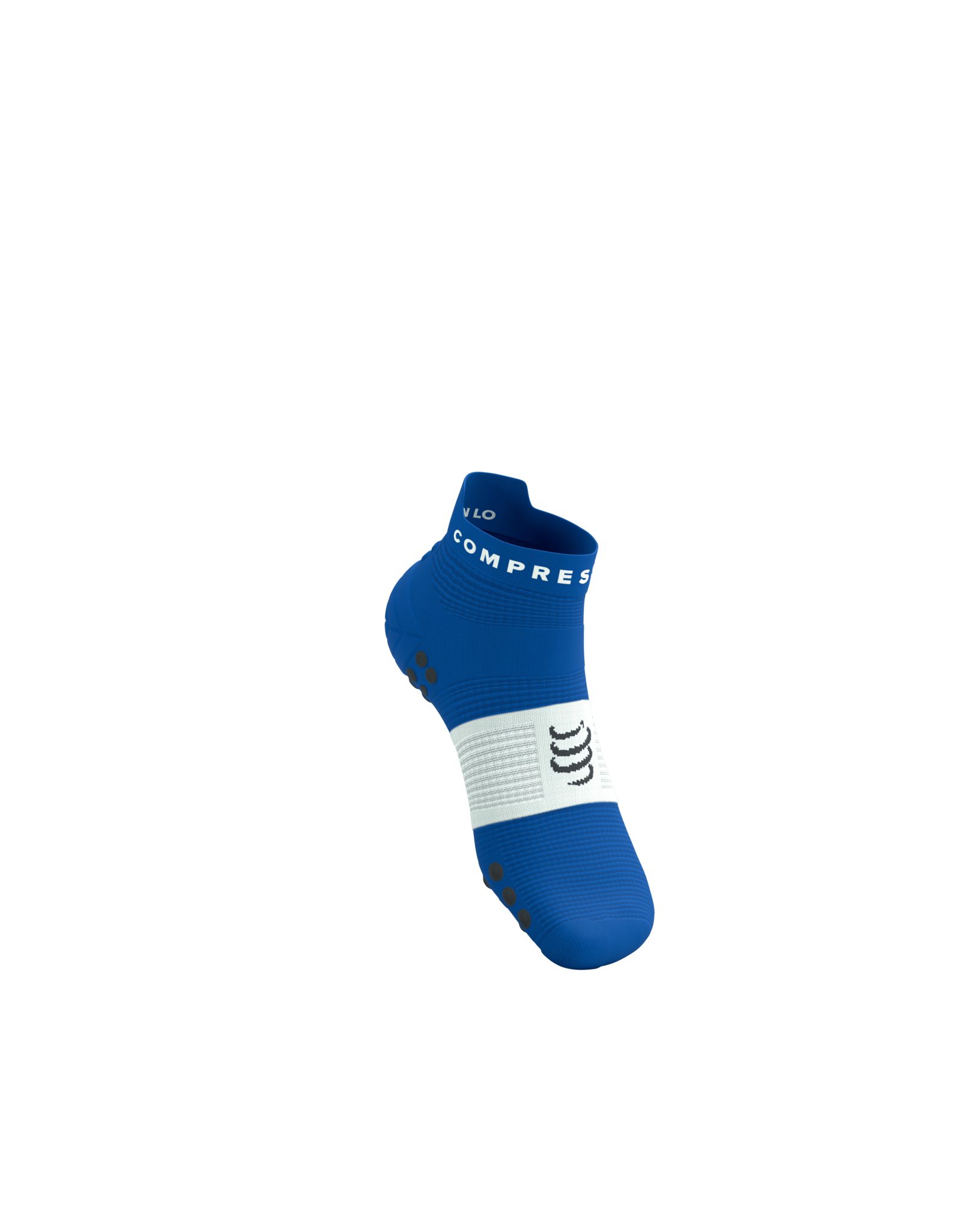 Compressport Pro Racing Socks V4.0 Run Low - Princess Blue/White