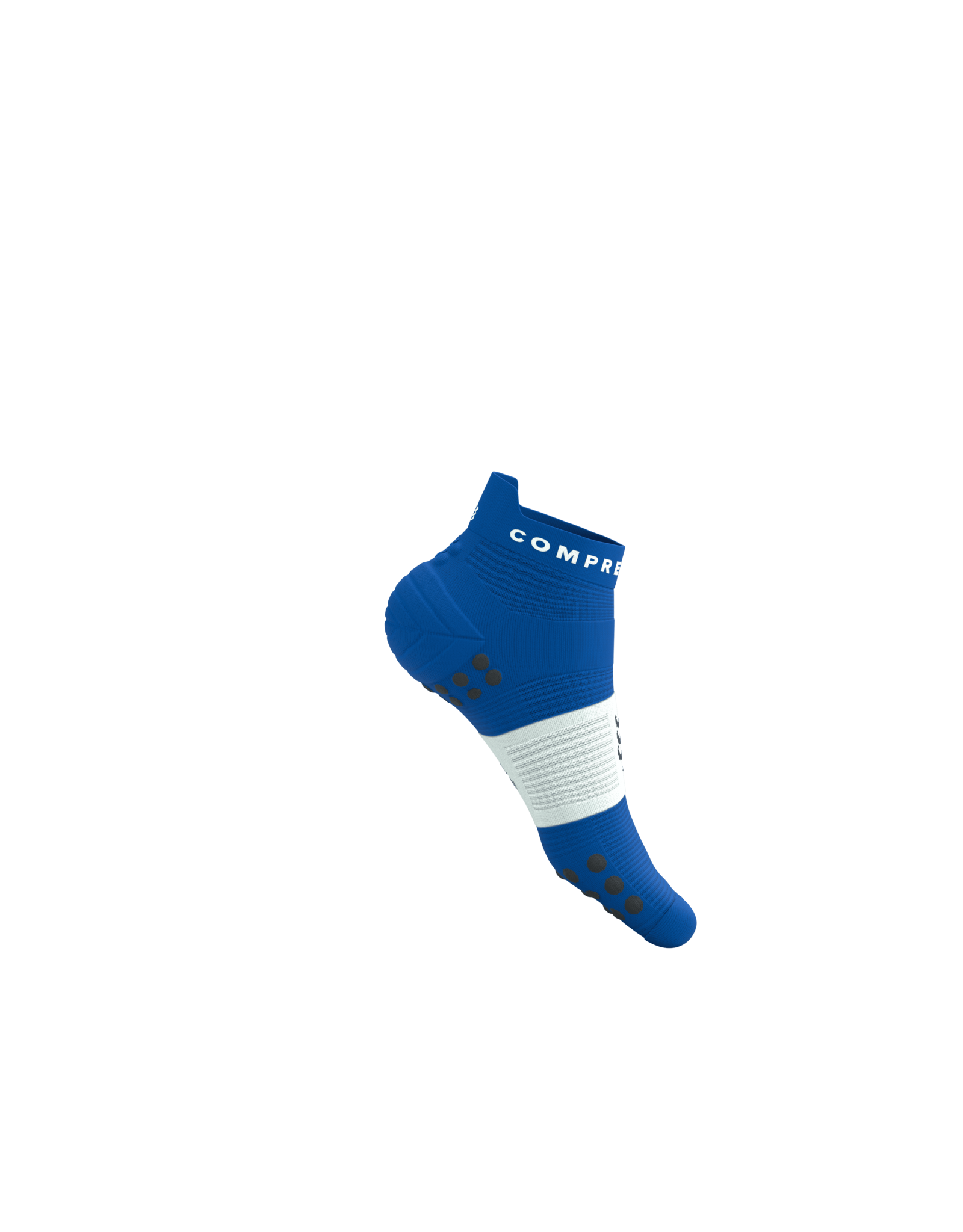 Compressport Pro Racing Socks V4.0 Run Low - Princess Blue/White