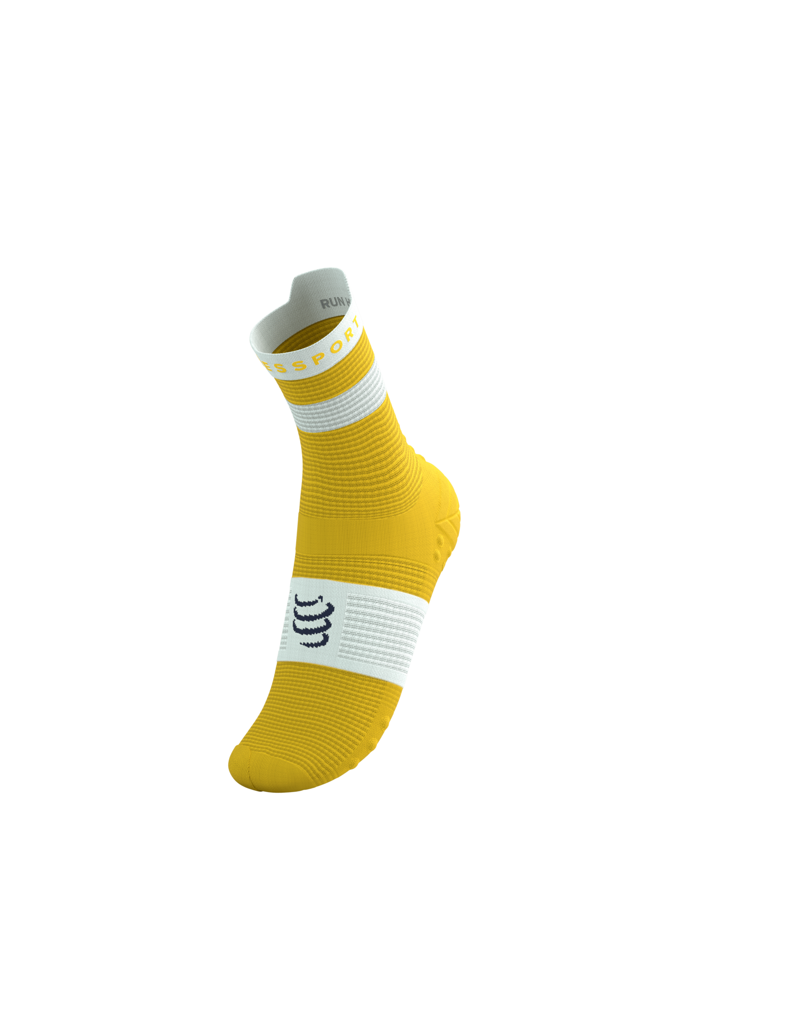 Compressport Pro Racing Socks V4.0 Run High - Lemon/White