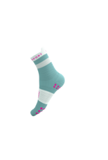 Compressport Pro Racing Socks V4.0 Run High - Ether/Neon Pink