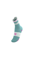 Compressport Pro Racing Socks V4.0 Run High - Ether/Neon Pink