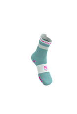 Compressport Pro Racing Socks V4.0 Run High - Ether/Neon Pink