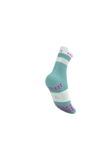 Compressport Pro Racing Socks V4.0 Run High - Ether/Neon Pink