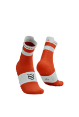 Compressport Pro Racing Socks V4.0 Run High - Tigerlily/White