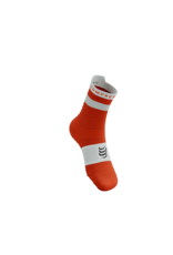 Compressport Pro Racing Socks V4.0 Run High - Tigerlily/White