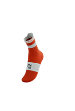 Compressport Pro Racing Socks V4.0 Run High - Tigerlily/White