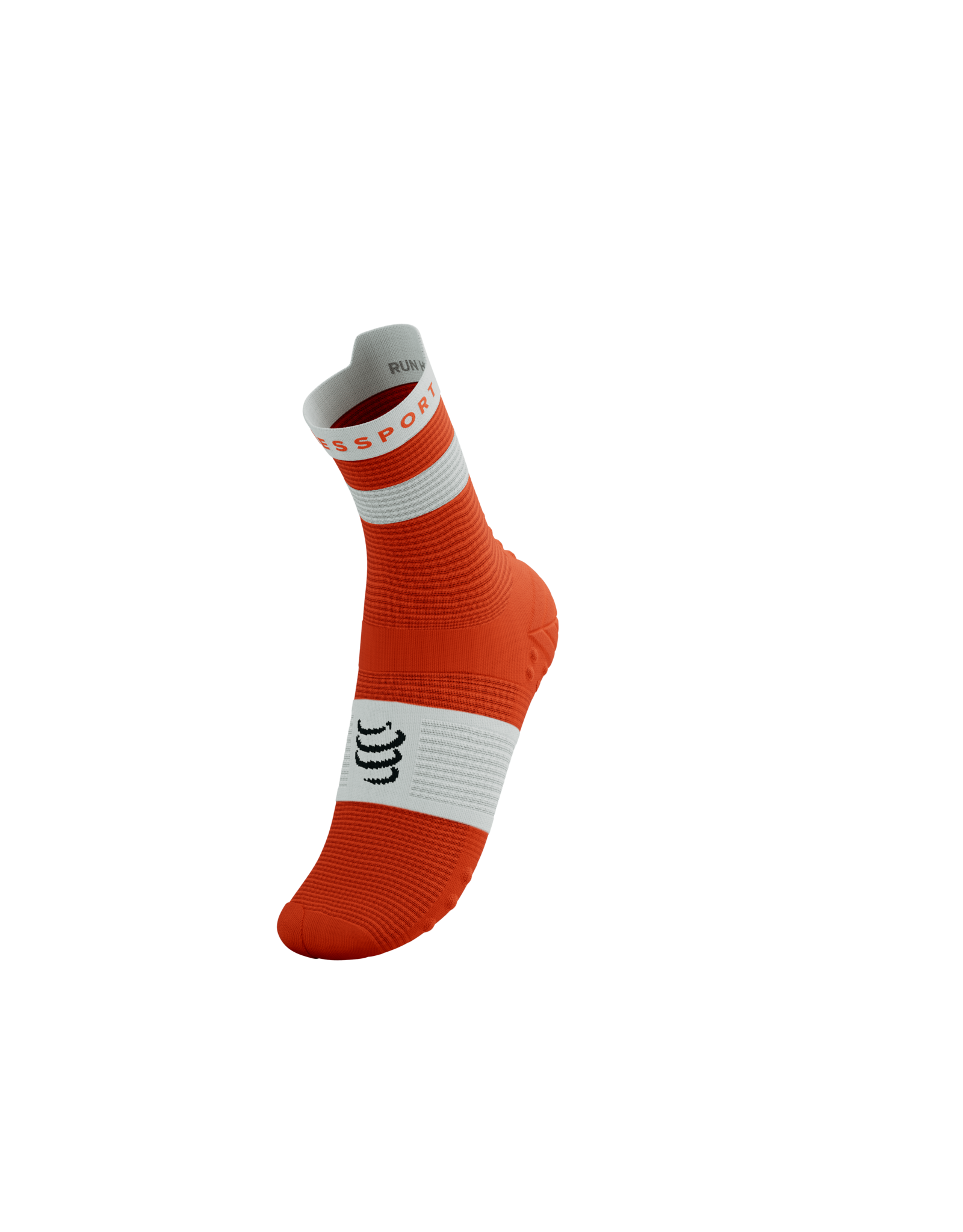 Compressport Pro Racing Socks V4.0 Run High - Tigerlily/White