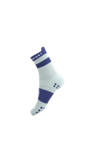 Compressport Pro Racing Socks V4.0 Run High - Star White/Orient Blue