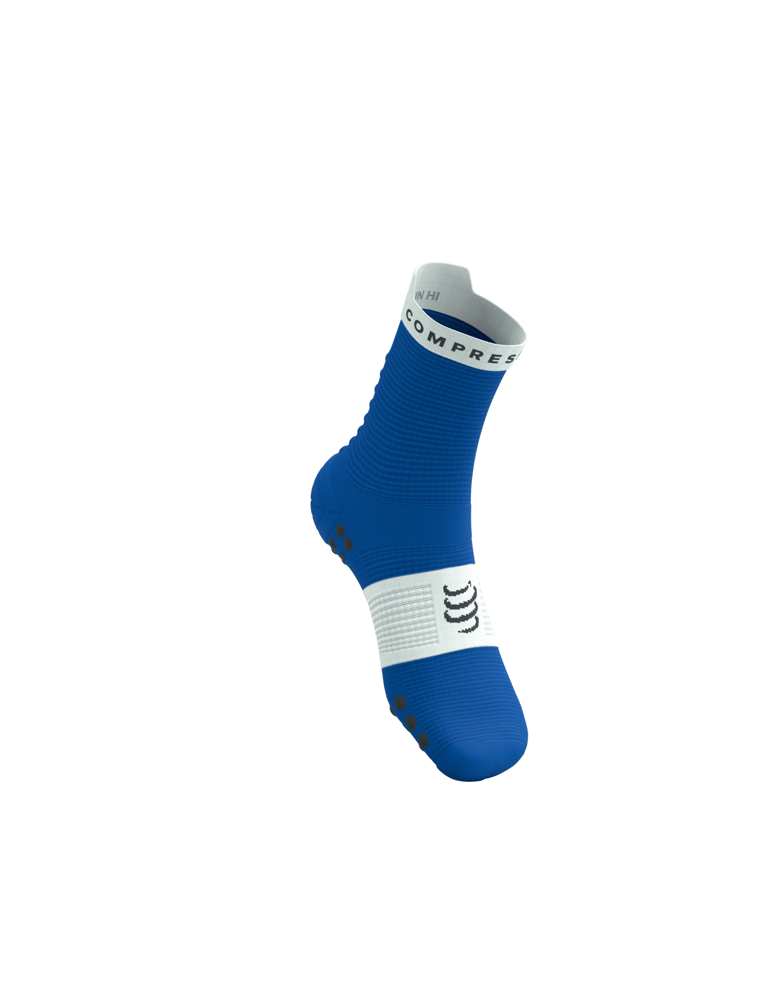 Compressport Pro Racing Socks V4.0 Run High - Princess Blue/White