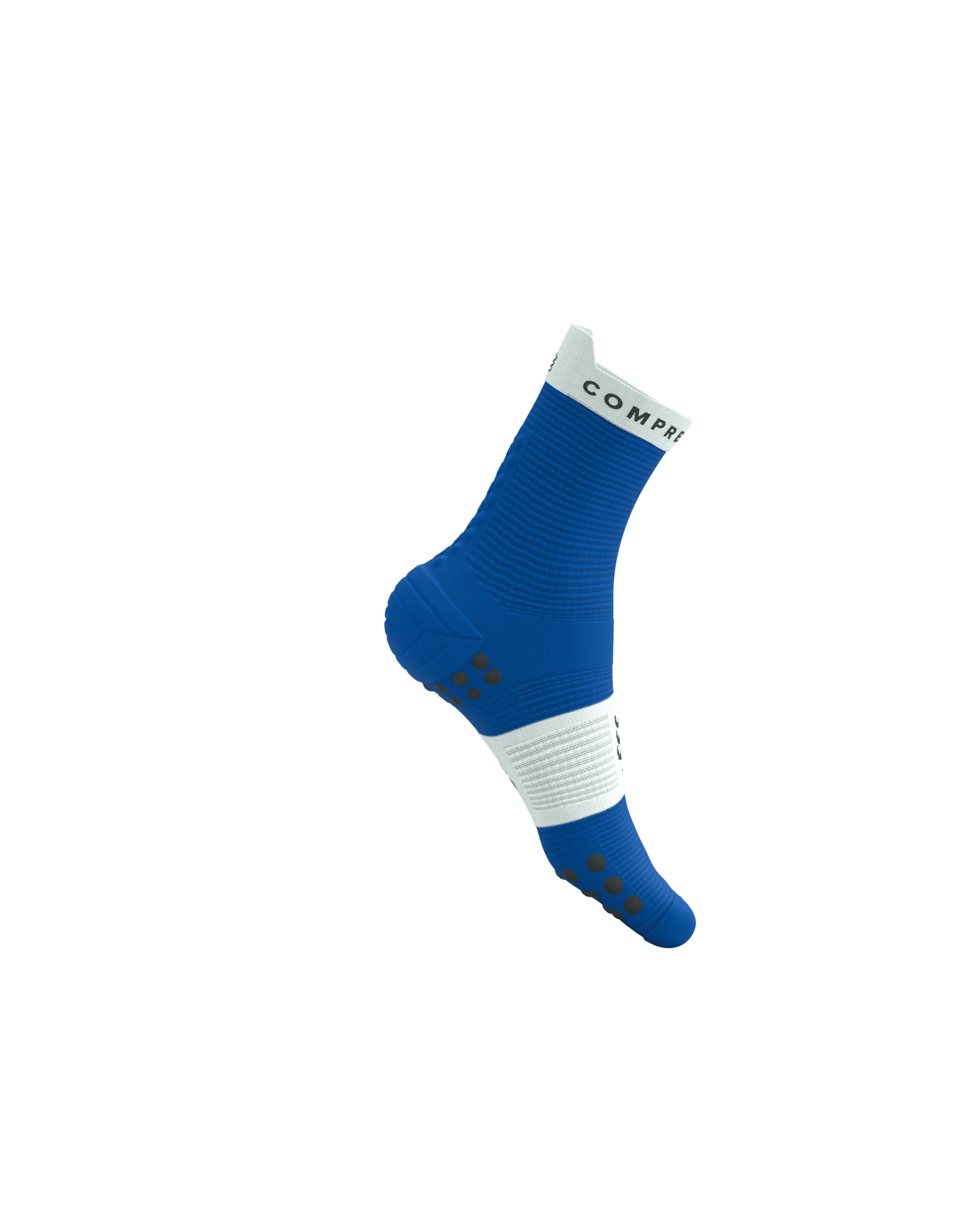 Compressport Pro Racing Socks V4.0 Run High - Princess Blue/White