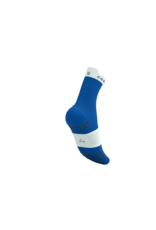 Compressport Pro Racing Socks V4.0 Run High - Princess Blue/White