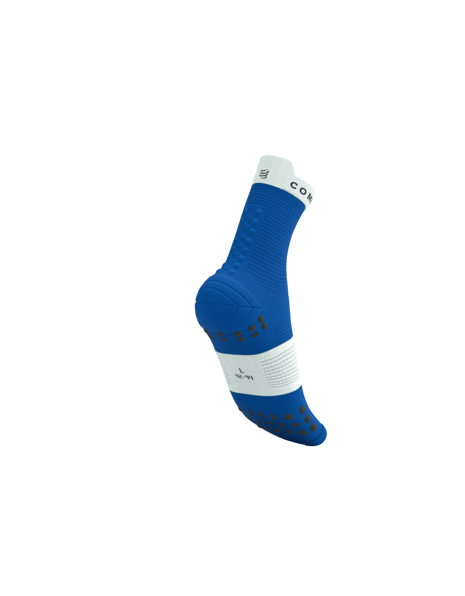 Compressport Pro Racing Socks V4.0 Run High - Princess Blue/White