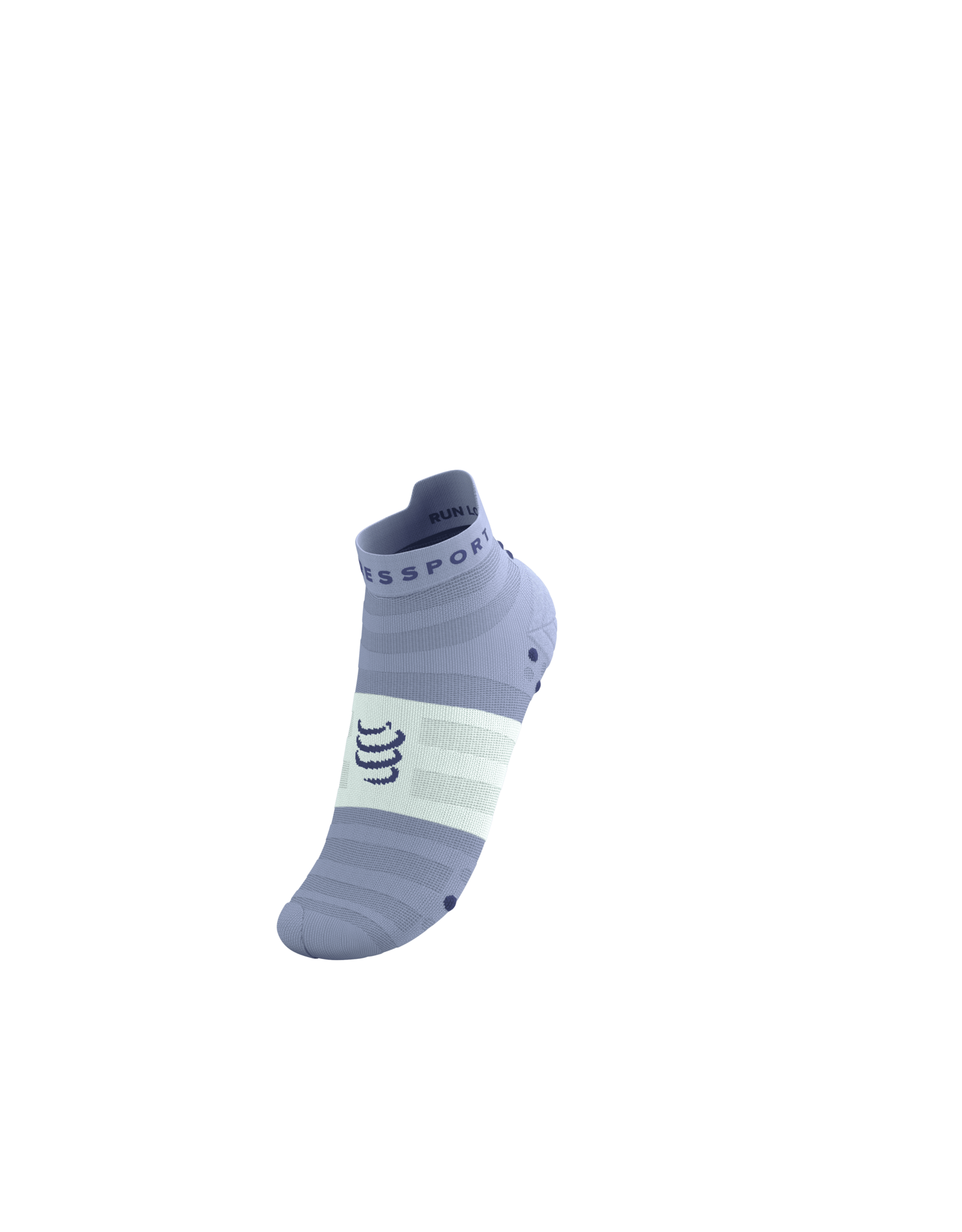 Compressport Pro Racing Socks V4.0 Ultralight Run Low - Lavender/White