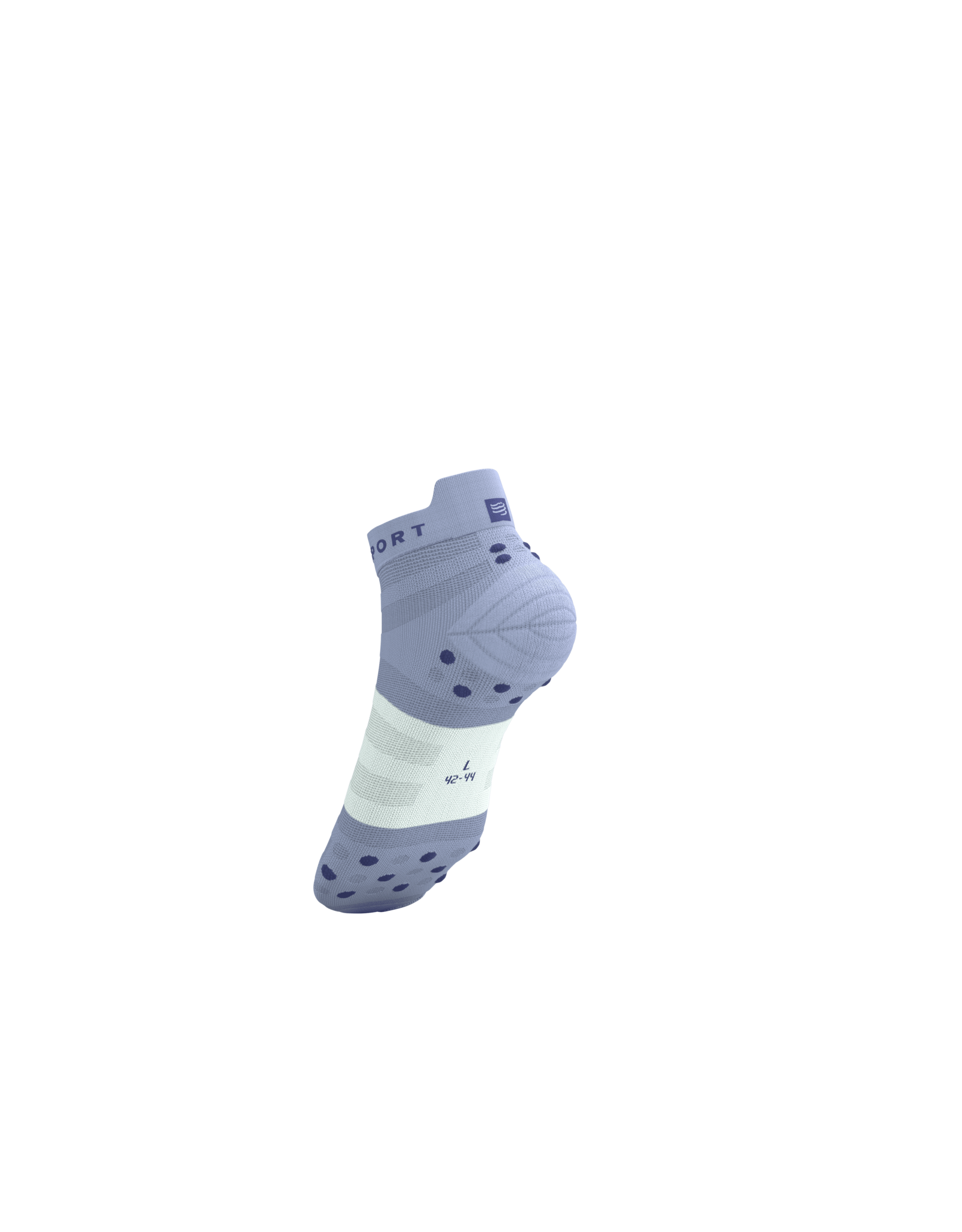 Compressport Pro Racing Socks V4.0 Ultralight Run Low - Lavender/White