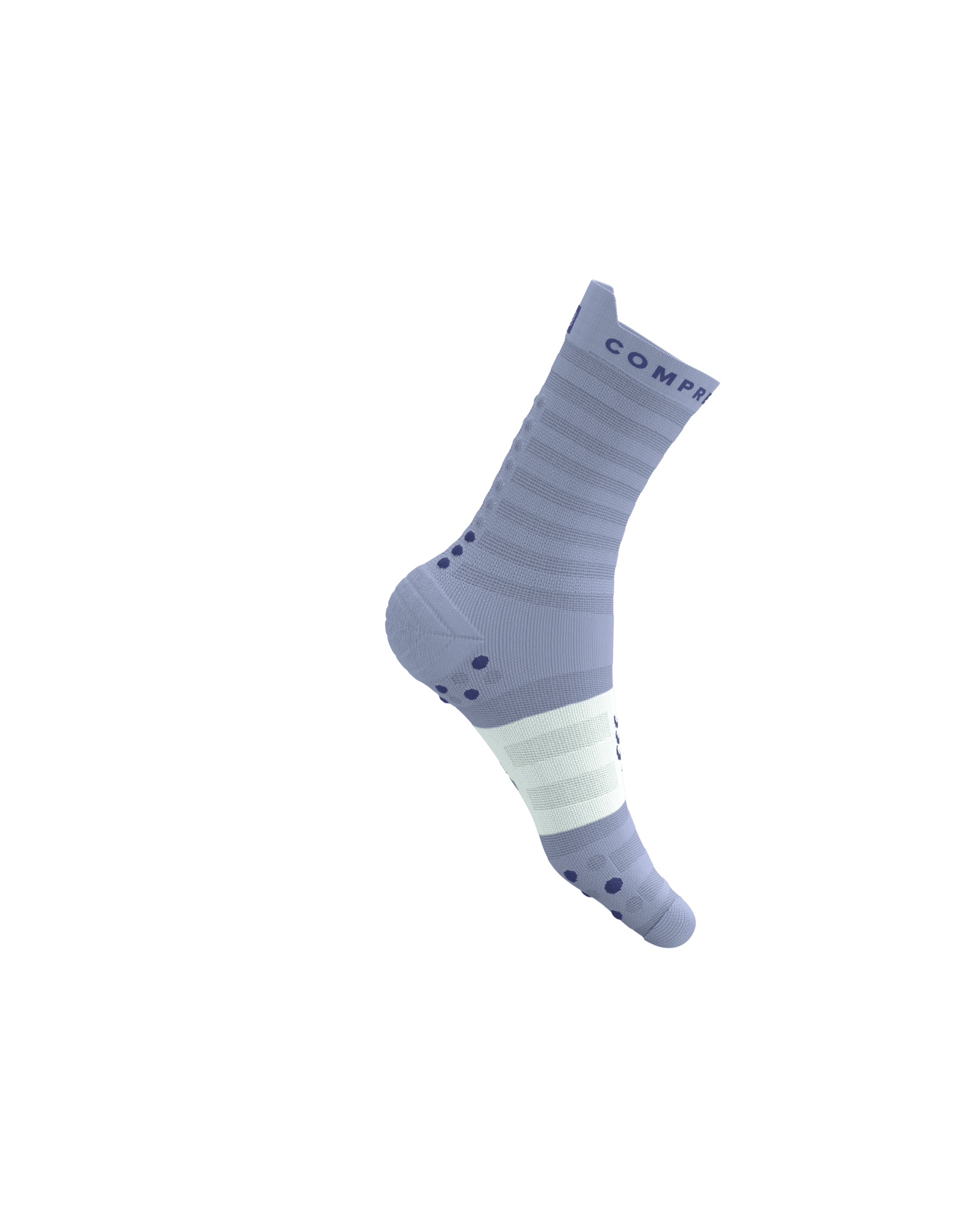 Compressport Pro Racing Socks V4.0 Ultralight Run High - Lavender/White