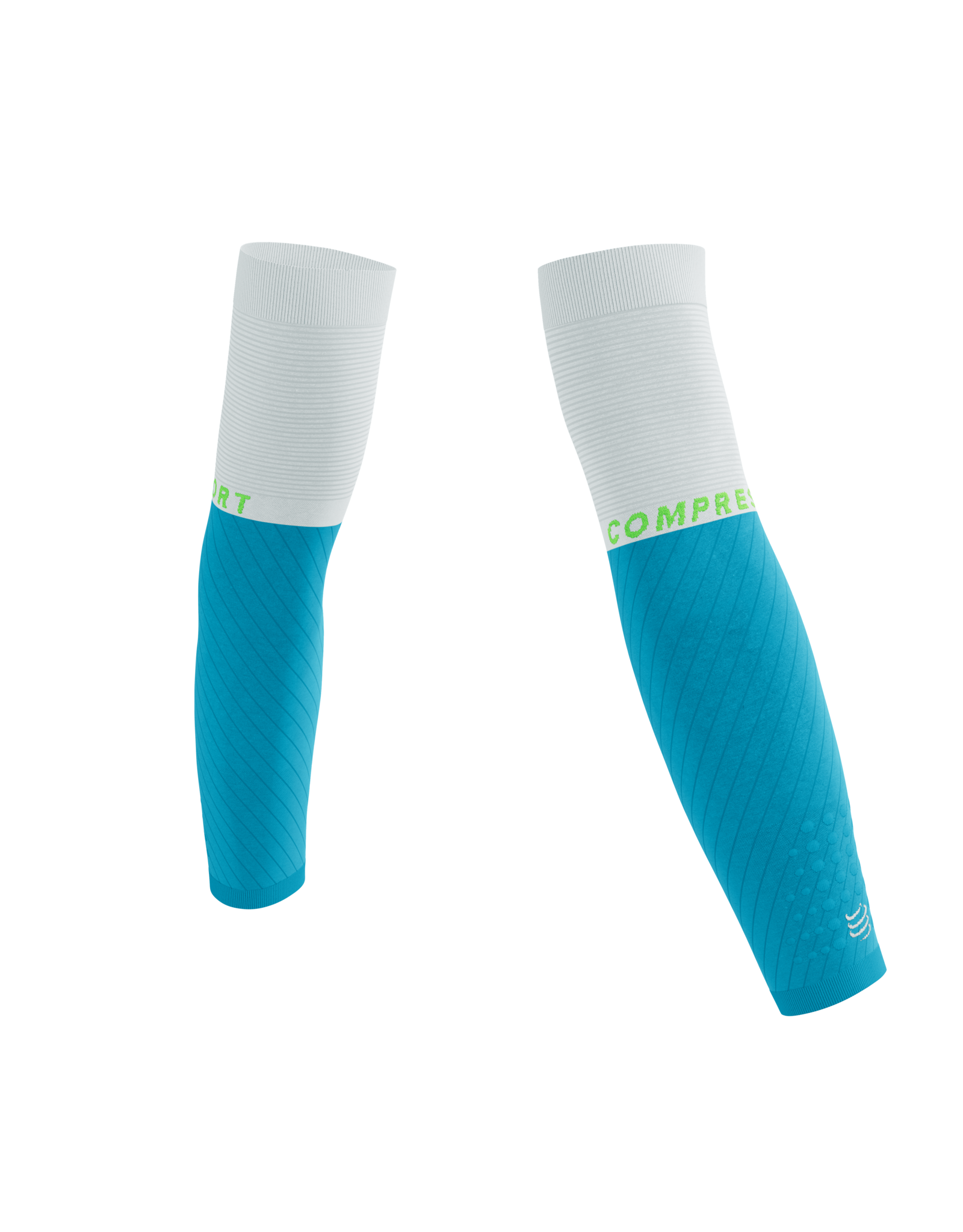 Compressport Armforce - Norse Blue/Neon Green