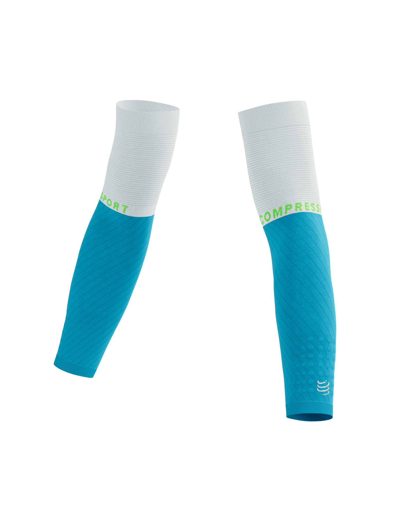 Compressport Armforce - Norse Blue/Neon Green