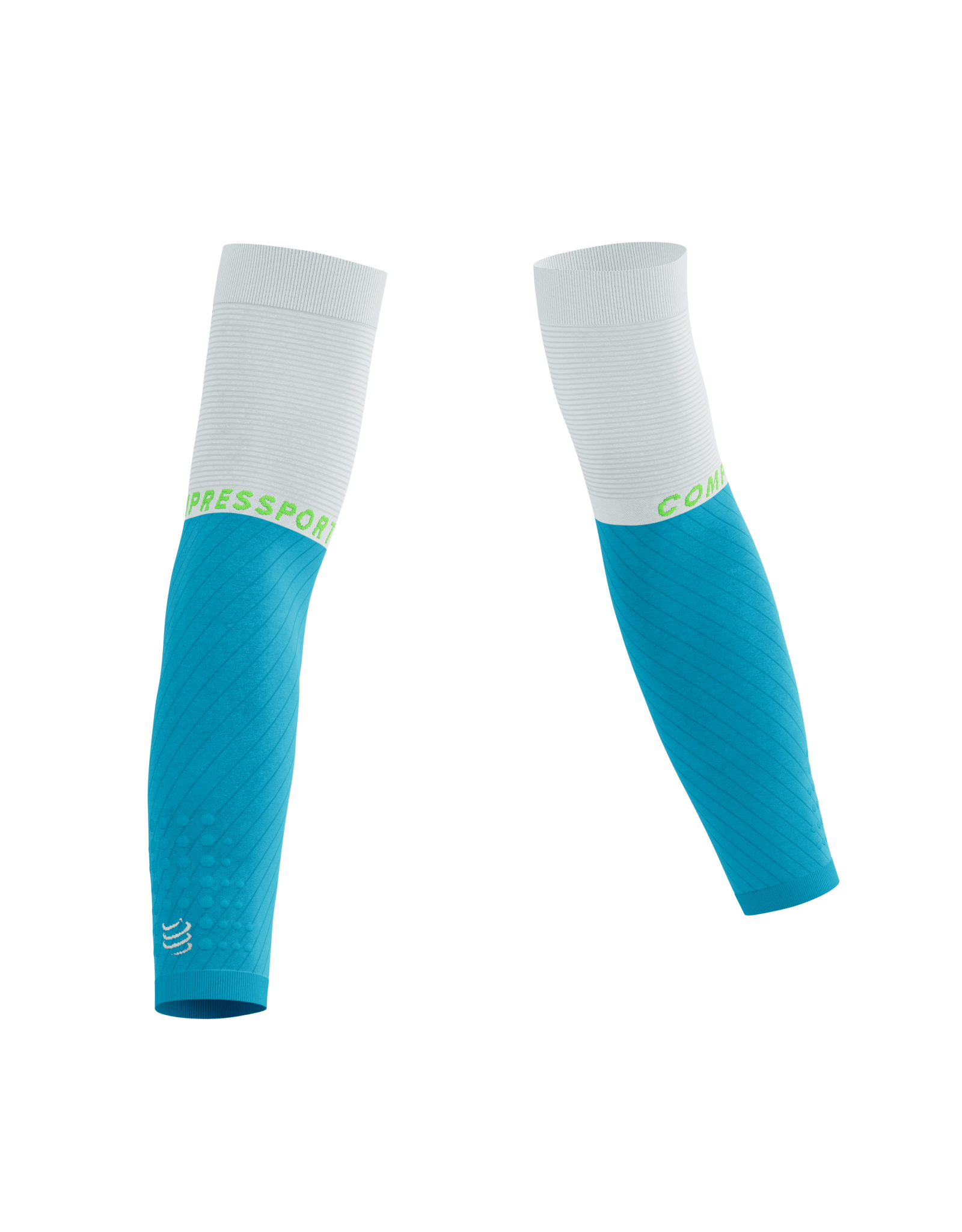 Compressport Armforce - Norse Blue/Neon Green