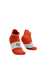 Compressport Pro Racing Socks V4.0 Run Low - Tigerlily/White