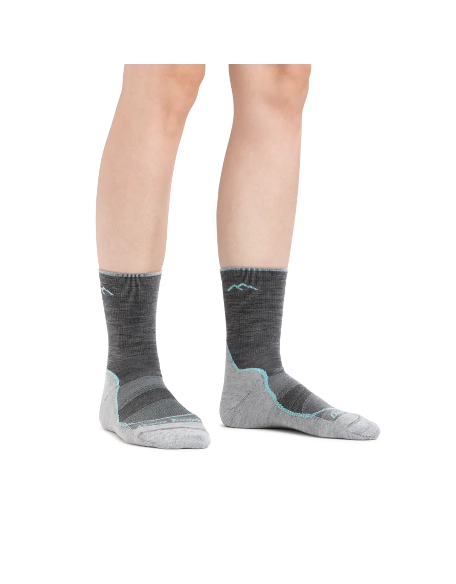 Darn Tough Light Hiker Micro Crew Lightweight with Cushion - Slate