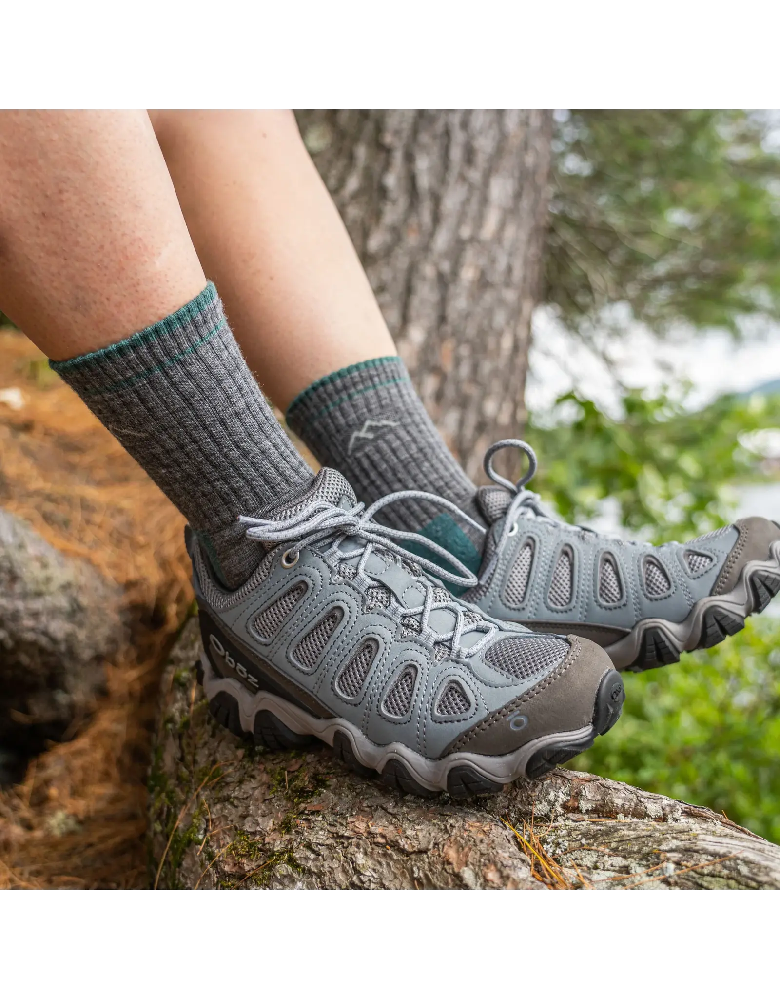 Darn Tough Hiker Micro Crew Midweight with Cushion - Slate