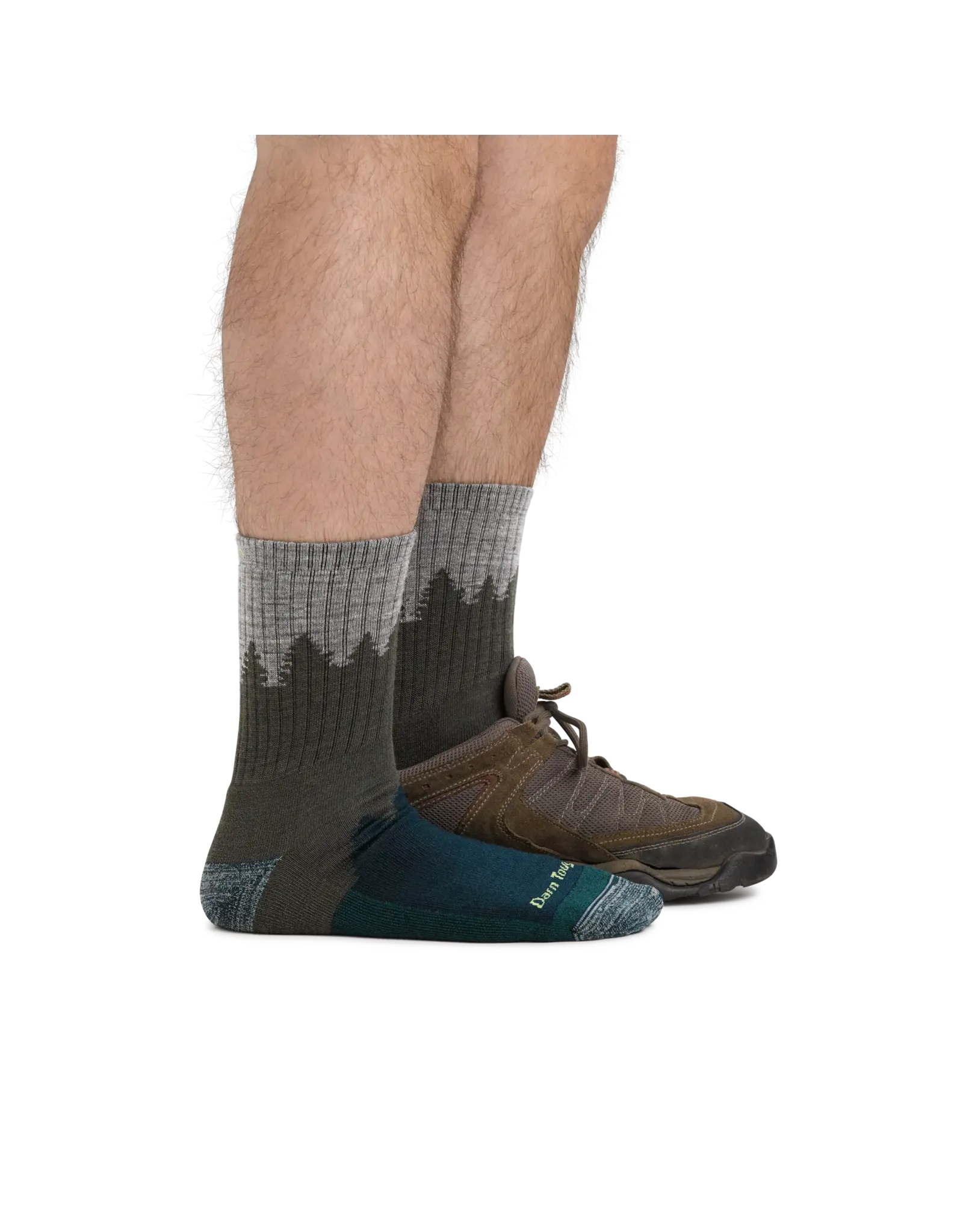 Darn Tough Number 2 Micro Crew Midweight with Cushion - Green