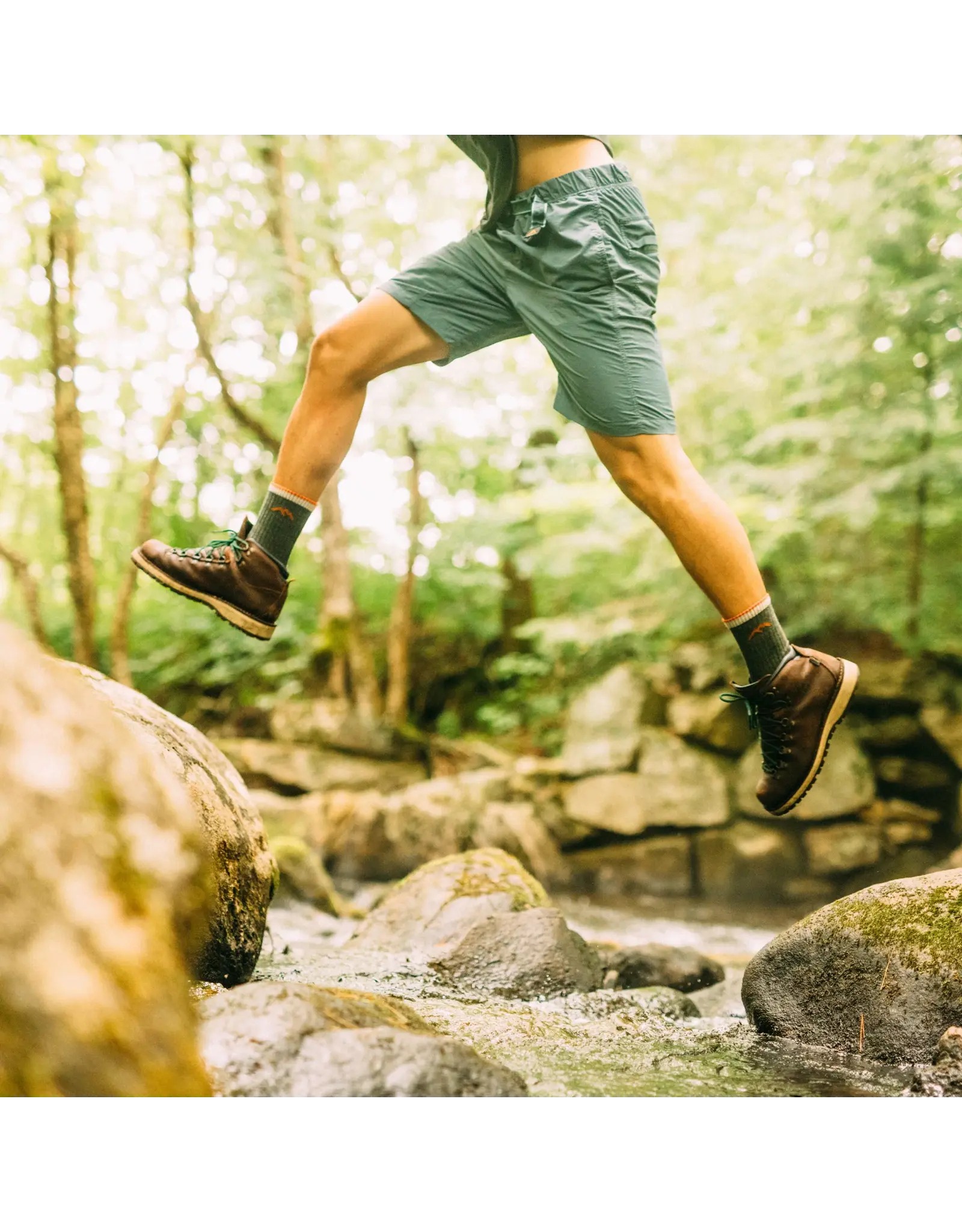 Darn Tough Hiker Micro Crew Midweight with Cushion - Olive