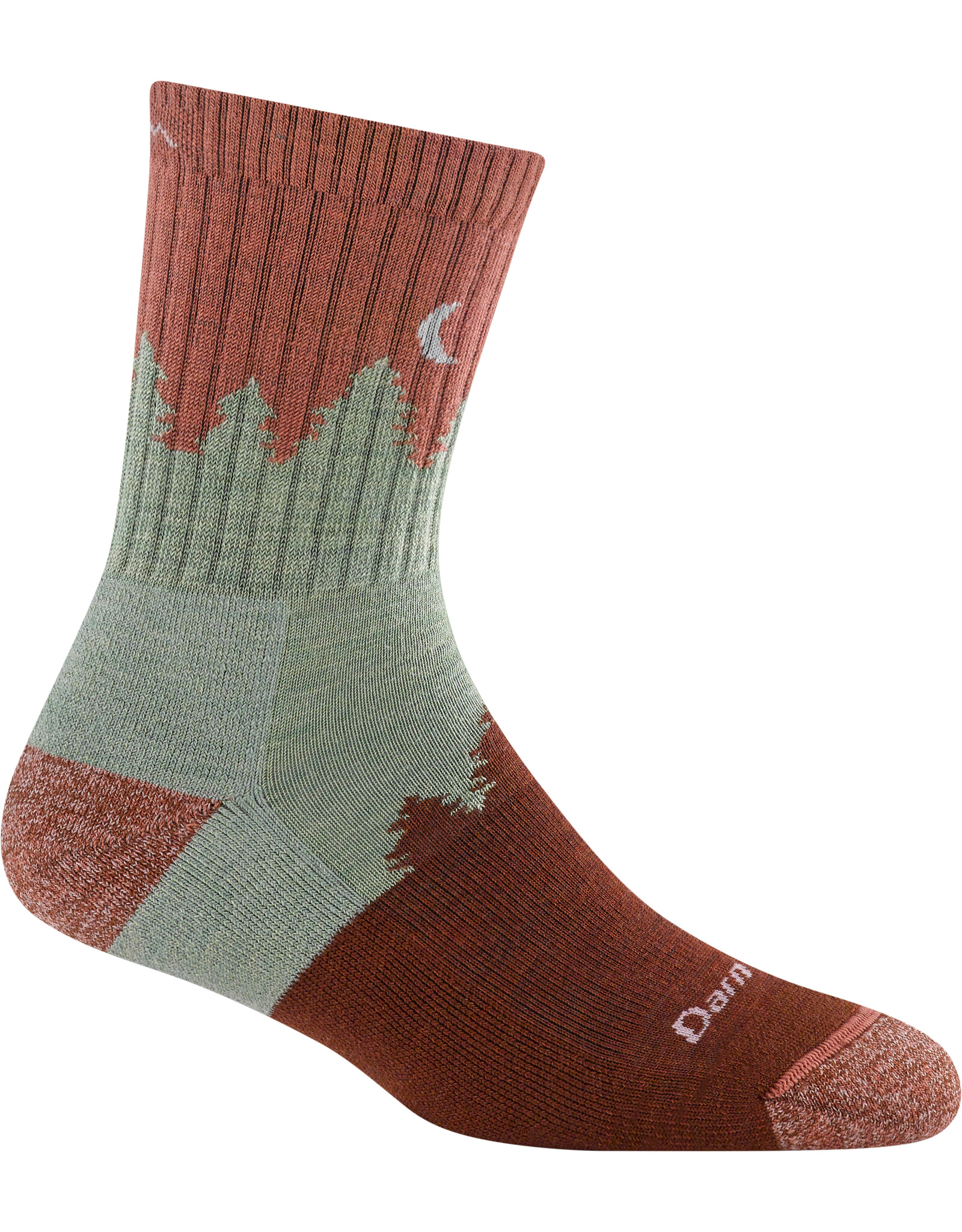 Darn Tough Treeline Micro Crew Midweight with Cushion - Canyon