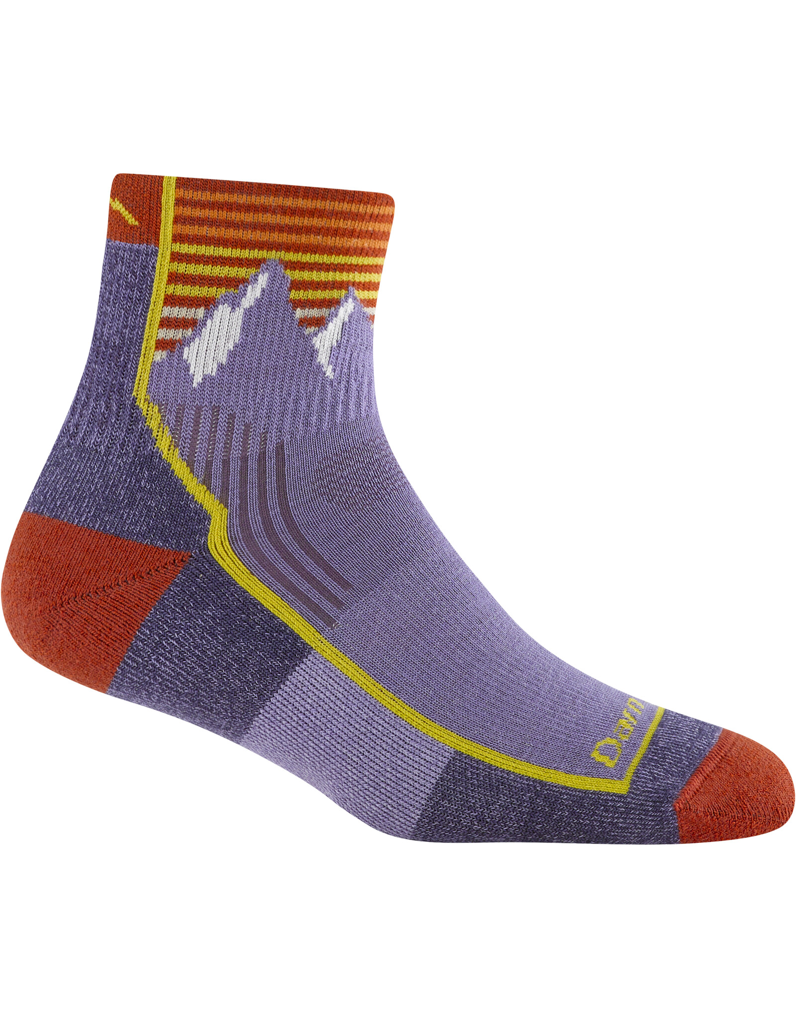 Darn Tough Hiker 1/4 Midweight with Cushion - Mountain Lupine